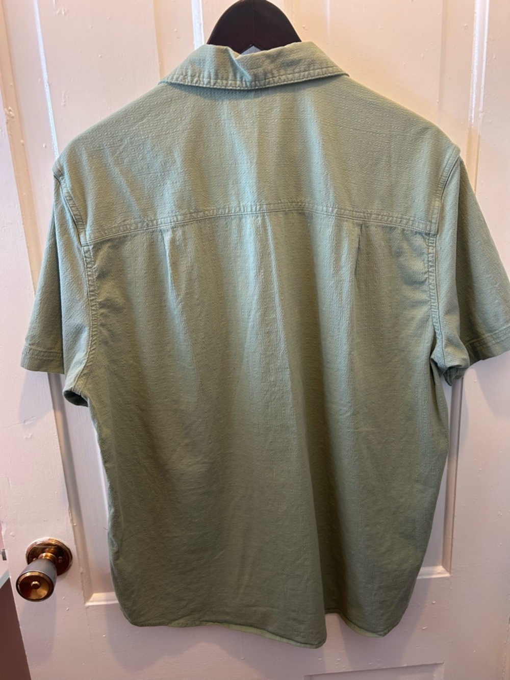 Sierra Designs Men's Short-Sleeve Button-Down Shirt in Sage Green - Picture 2 of 6